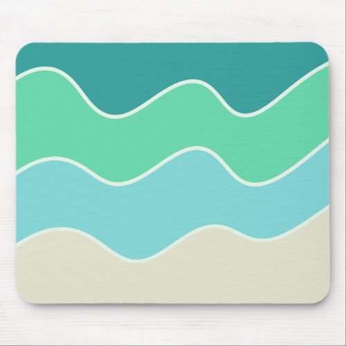 Ride The Waves mouse pad