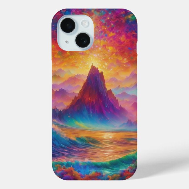 Ride the Waves of Mindscapes Case-Mate iPhone Case (Back)