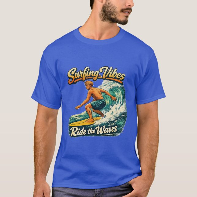 RIDE THE WAVES T-Shirt (Front)