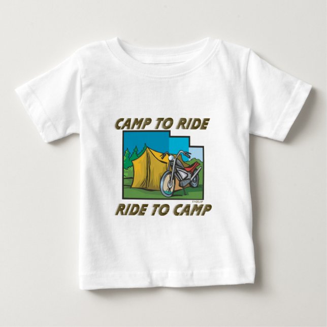 Ride to Camp Baby T-Shirt (Front)