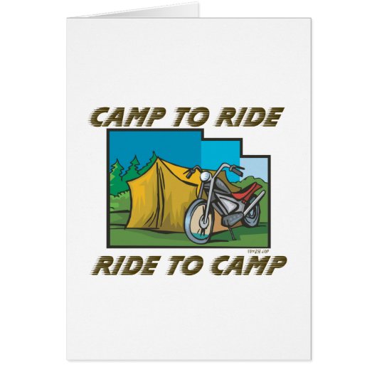 Ride to Camp Cards (Front)