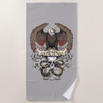 Ride To Live Live To Ride Biker Design Beach Towel by insimalife at Zazzle