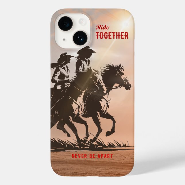 Ride together- A wonderful Western life |  Case-Mate iPhone Case (Back)