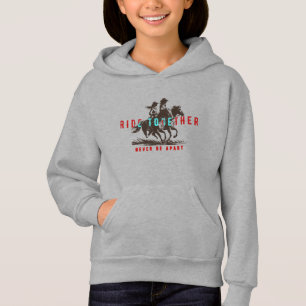 Ride together- A wonderful Western life   Kids Hoodie