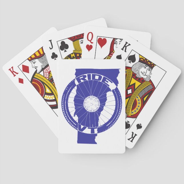 Ride Vermont Poker Cards (Back)
