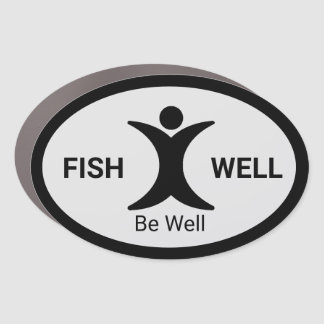 Ride Well Be Well Car Magnet