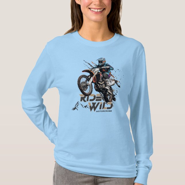 Ride Wild | Women's Long Sleeve T-Shirt (Front)
