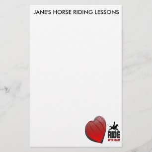 RIDE WITH HEART PRODUCTS STATIONERY