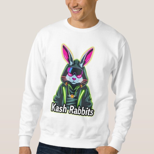 Ride With Neon Kash Rabbit Sweatshirt (Front)