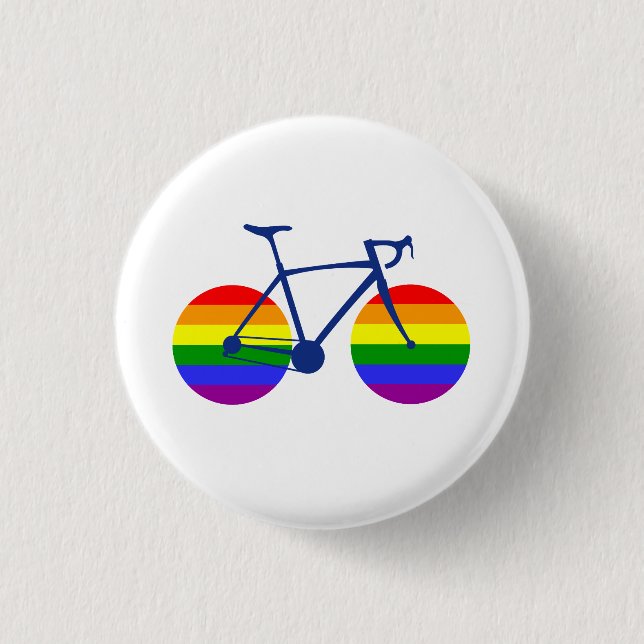 Ride With Pride Bike Button (Front)