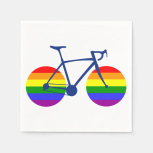 Ride With Pride Bike Napkins