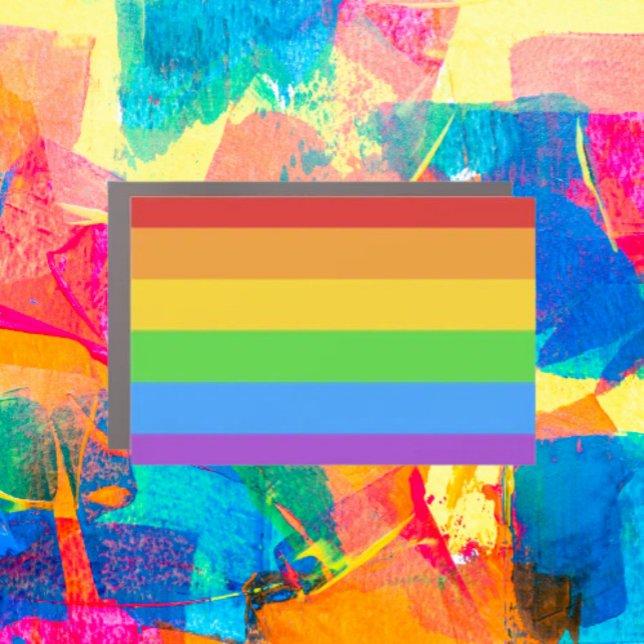 Ride with Pride: Rainbow Flag Car Magnet (Creator Uploaded)