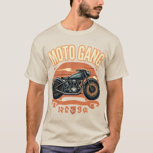 Ride with the  Moto Gang T_Shirt