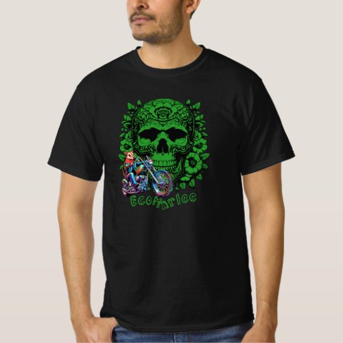 Ride with the Reaper Skull T Shirt