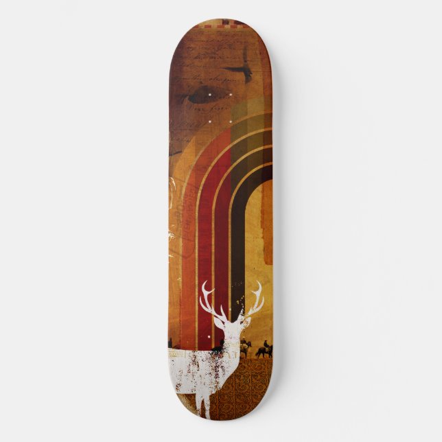 Ride with the wildlife! skateboard (Front)