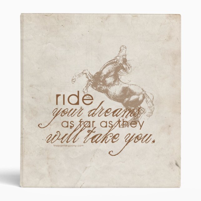 Ride Your Dreams Binder (Front)
