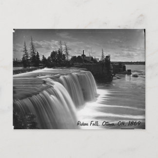 Rideau Falls, Ottawa, ON, 1869 Postcard