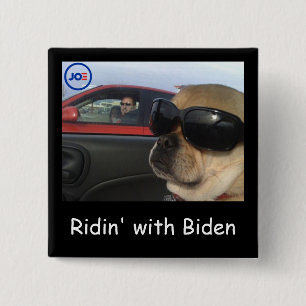 Riden' with Biden 2020 Button