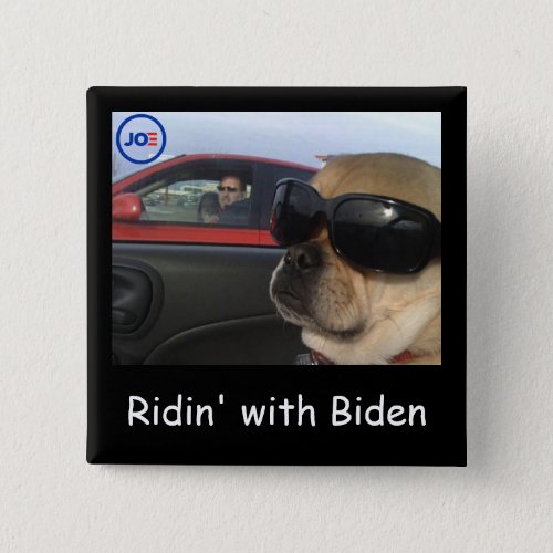 Riden with Biden 2020 Button