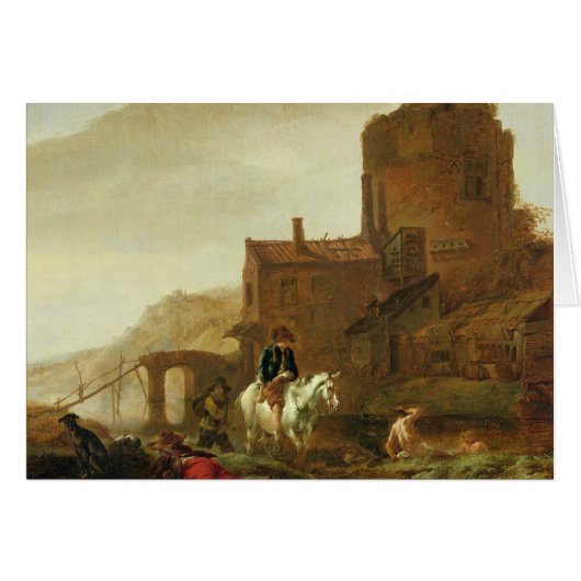 Rider and Bather Cards (Front Horizontal)