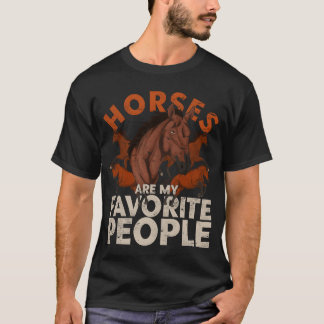 Rider animal lover gift animal funny horse vintage T-Shirt