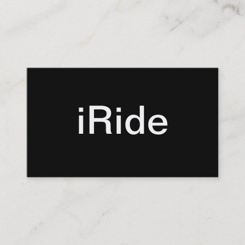 Rider Business Card
