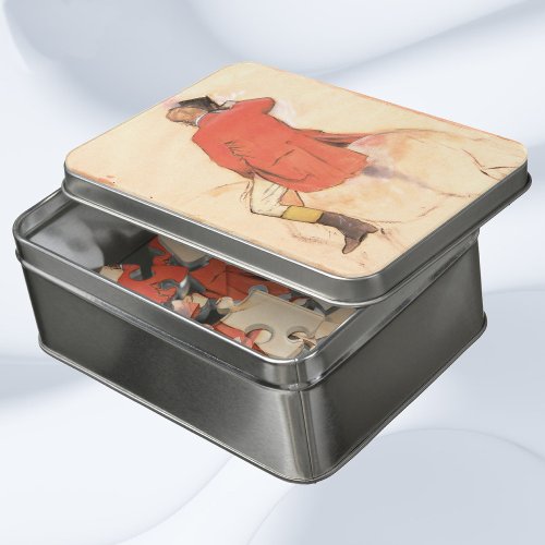 Rider in a Red Coat by Edgar Degas Jigsaw Puzzle