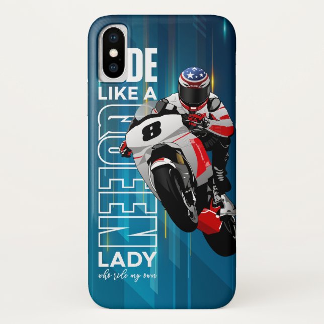Rider King | iPhone X case (Queen) (Back)