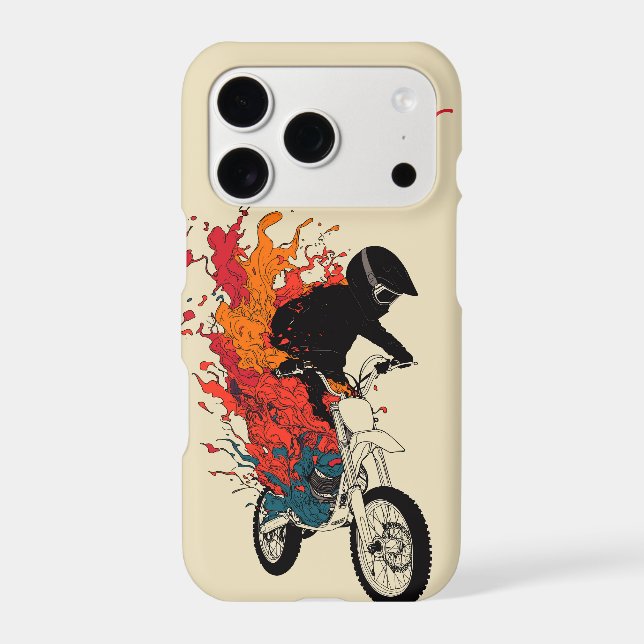 Rider of Flames Iphone Case (Back)