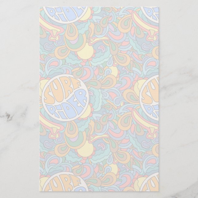 Rider Pattern Surf Stationery (Front)