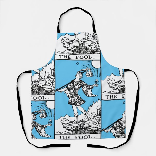 Rider Waite Tarot Major Arcana The Fool  Apron (Front)