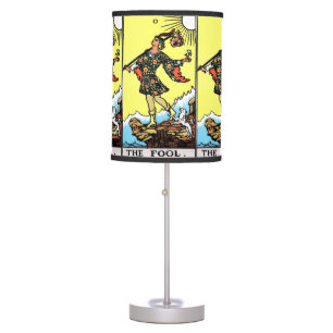 Rider Waite Tarot Major Arcana The Fool Table Lamp