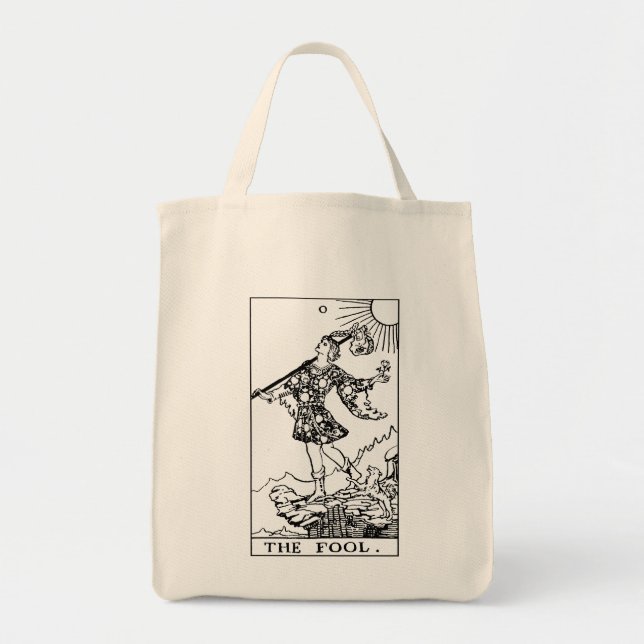 Rider Waite Tarot Major Arcana The Fool  Tote Bag (Front)