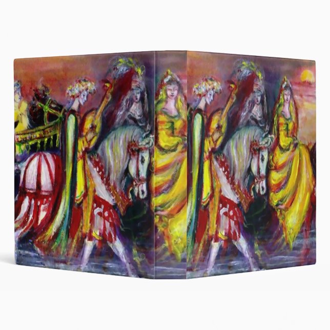 RIDERS IN THE NIGHT 3 RING BINDER (Background)