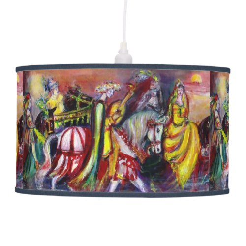 RIDERS IN THE NIGHT CEILING LAMP