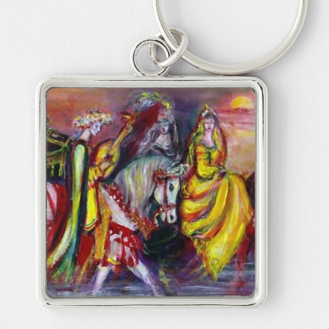 RIDERS IN THE NIGHT detail Keychain (Front)