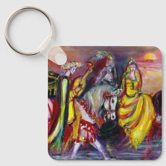 RIDERS IN THE NIGHT detail Keychain (Front)