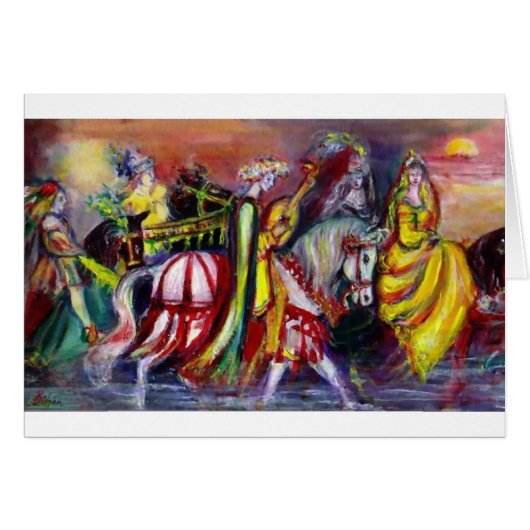 RIDERS IN THE NIGHT Fantasy Cards (Front Horizontal)