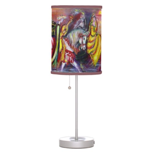 RIDERS IN THE NIGHT TABLE LAMP