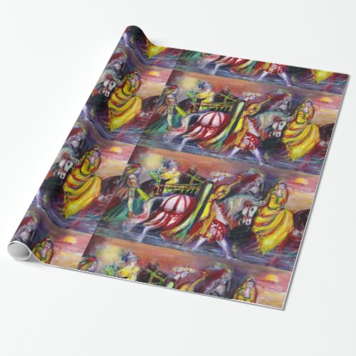 RIDERS IN THE NIGHT WRAPPING PAPER