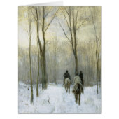 Riders in the Snow in the Haagse Wood, Anton Mauve (Front)