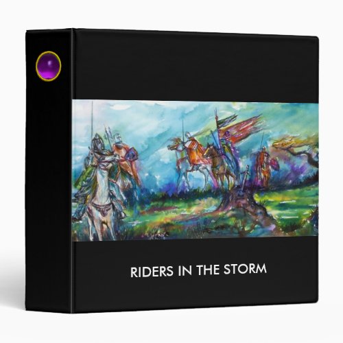 RIDERS IN THE STORM black Binder
