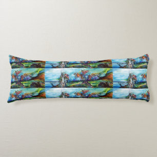 RIDERS IN THE STORM BODY PILLOW