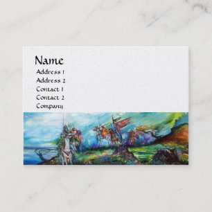 RIDERS IN THE STORM gold metallic Business Card