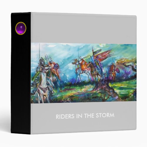 RIDERS IN THE STORM grey Binder