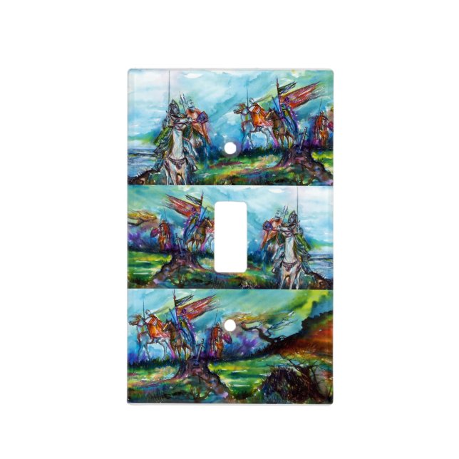RIDERS IN THE STORM KNIGHTS TEMPLAR LIGHT SWITCH C COVER (Front)