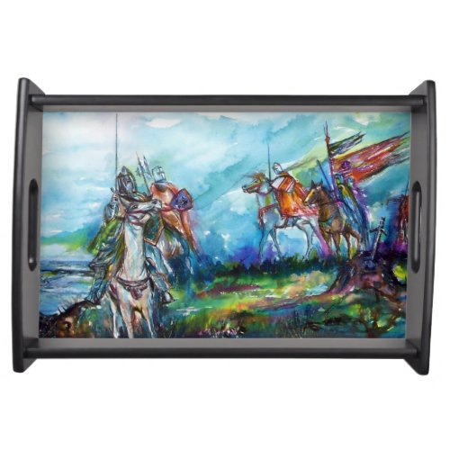 RIDERS IN THE STORM KNIGHTS TEMPLAR SERVING TRAY