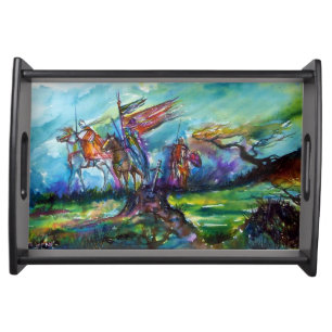 RIDERS IN THE STORM KNIGHTS TEMPLAR SERVING TRAY