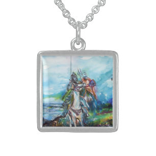 RIDERS IN THE STORM KNIGHTS TEMPLAR STERLING SILVER NECKLACE