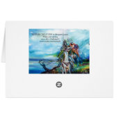 RIDERS IN THE STORM Medieval Knights Horseback (Back Horizontal)